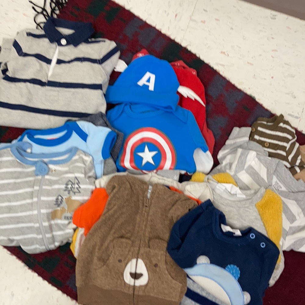 Oh boy!! 3 months size clothes!